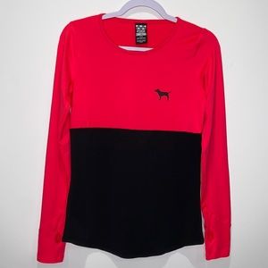 PINK Victoria’s Secret Ultamate Top Pink & Black Size M